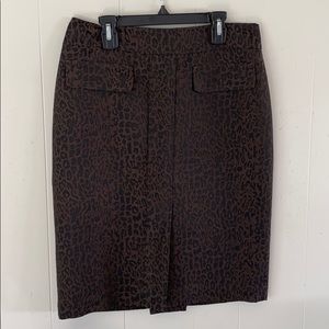 Ann Taylor cheetah print pencil skirt size 4
